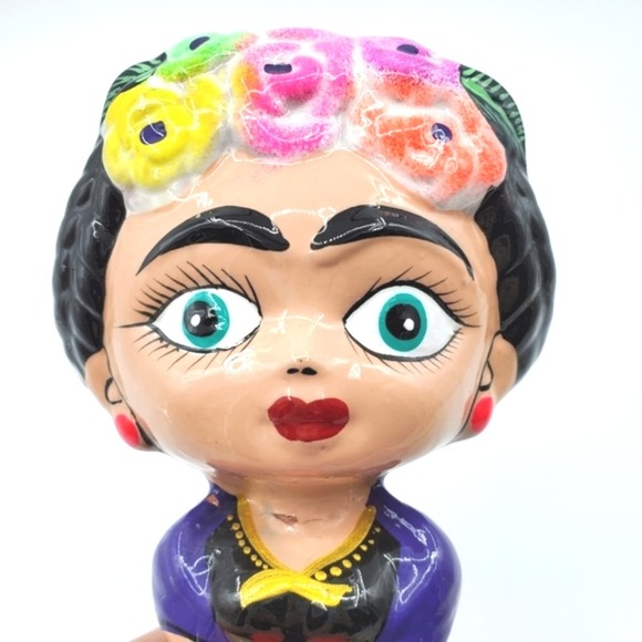 Frida Kahlo coin bank statue made in Mexico 🇲🇽 - Picture 2 of 9